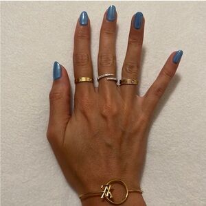 Rose gold 18k one diamond Cartier love ring